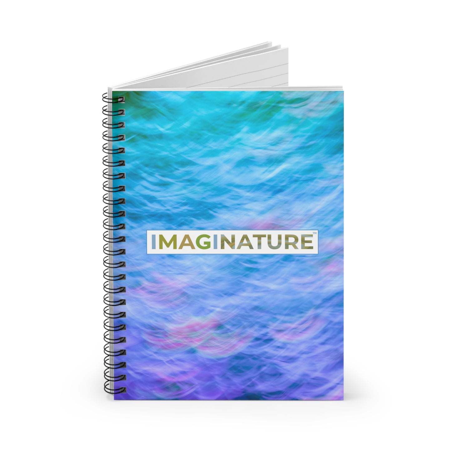 Imaginature™ Spiral Notebook - Ruled Line, Artistic Journal, Vibrant Notebook, Colorful Stationery, Gift for Creatives, Writing Companion