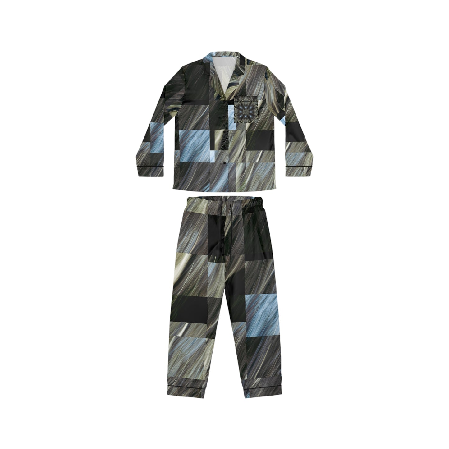 Midnight Women's Satin Pajamas