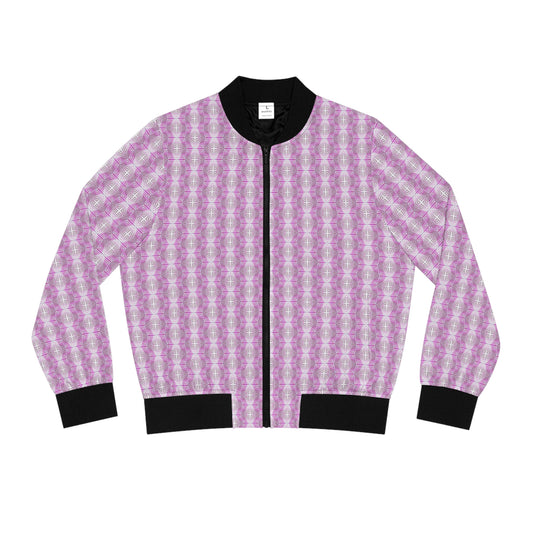 Looking Glass All Over Print Women's Bomber Jacket