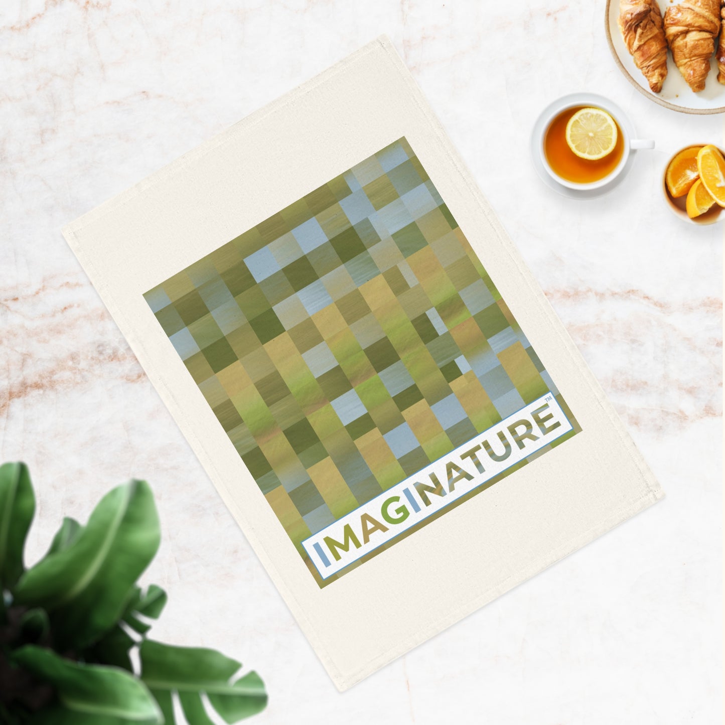 Golden Light Cotton Tea Towel