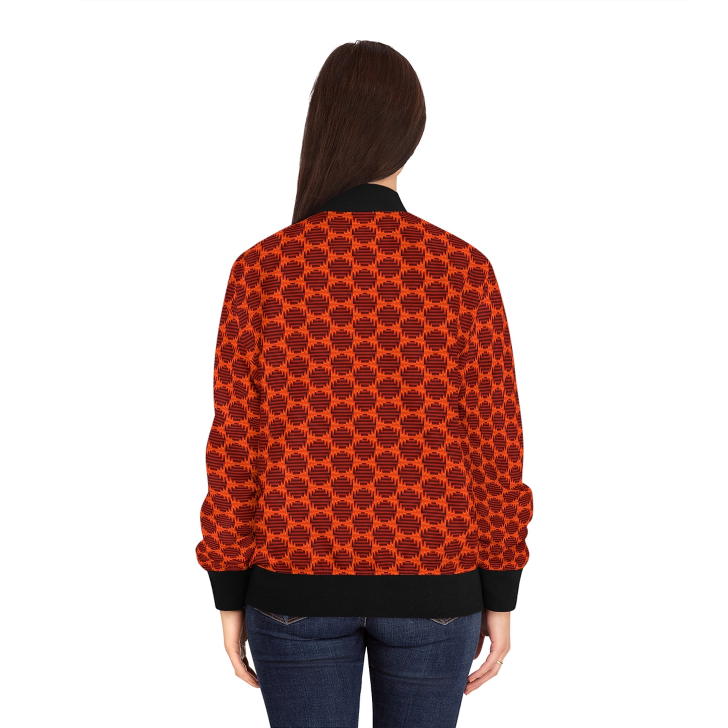 Hot Flash All Over Print Women's Bomber Jacket