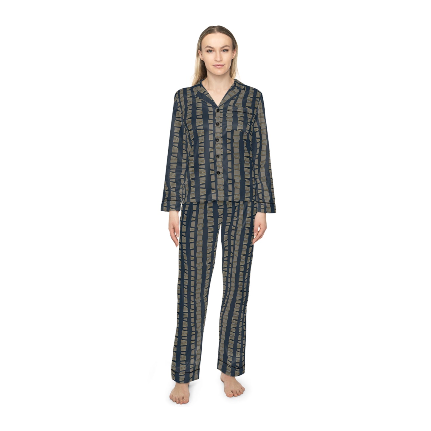 Bold Outlook Satin Pajamas