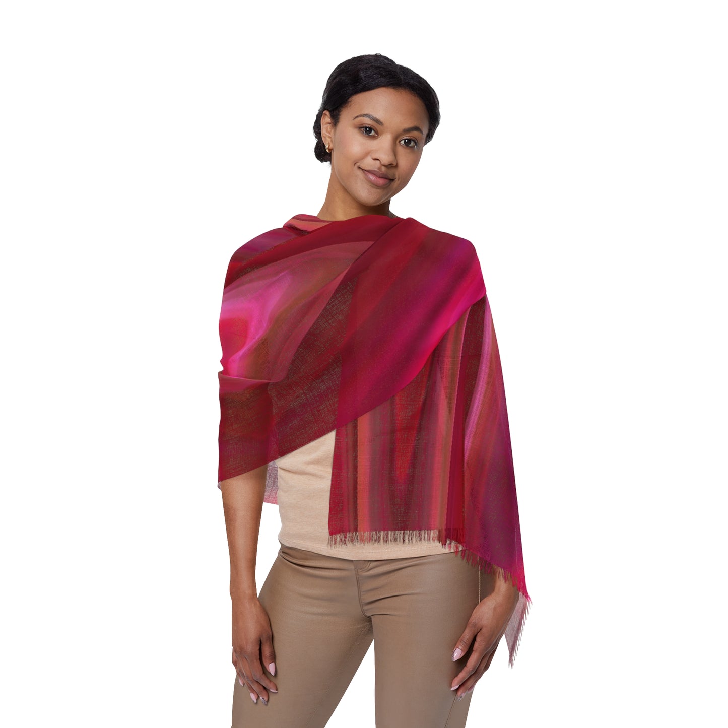 Shocking Pink 27 Light Scarf