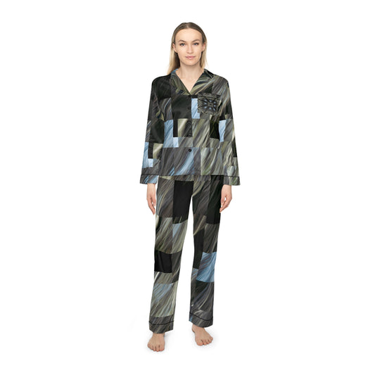 Midnight Women's Satin Pajamas