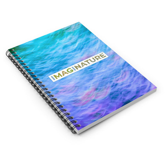 Imaginature™ Spiral Notebook - Ruled Line, Artistic Journal, Vibrant Notebook, Colorful Stationery, Gift for Creatives, Writing Companion